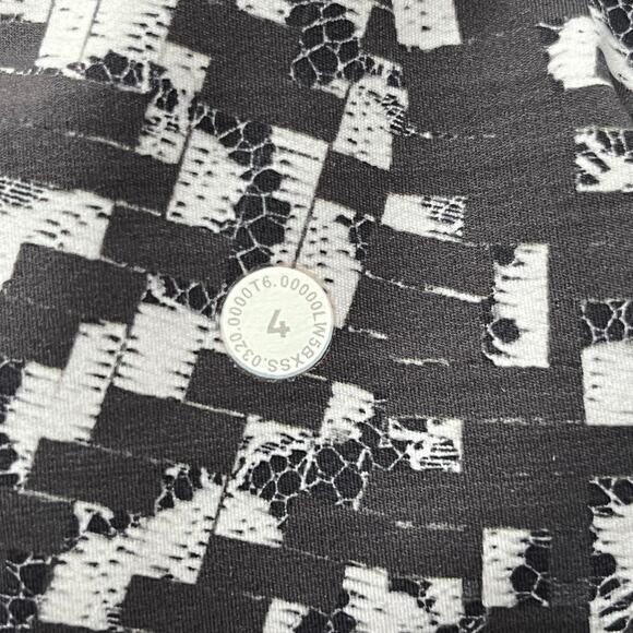 Lululemon Fast and Free Tight II 25" – Pace Lace Graphite Grey Multi – Size 4 - Picture 6 of 11